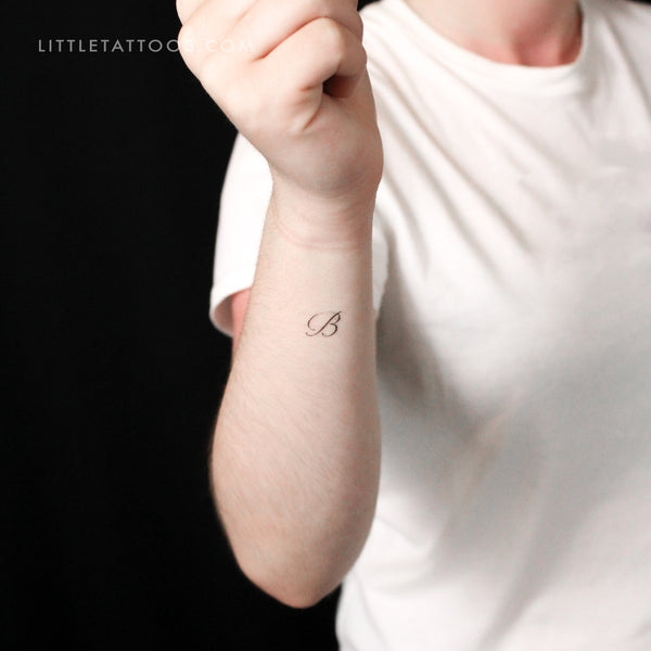B Temporary Tattoo By Stefano Mazza - Set of 3
