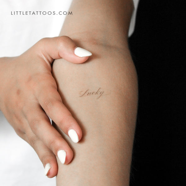 Lucky Temporary Tattoo By Stefano Mazza - Set of 3