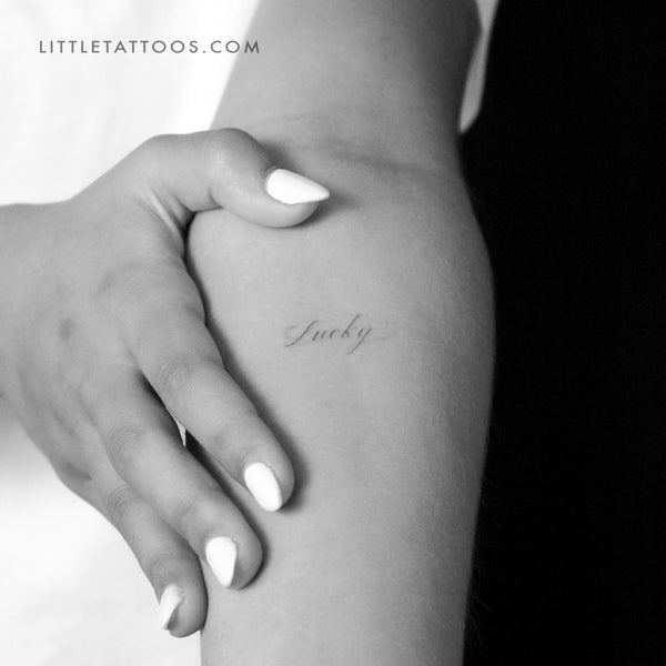 Lucky Temporary Tattoo By Stefano Mazza - Set of 3