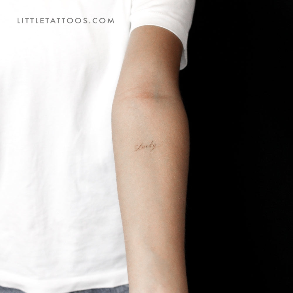 Lucky Temporary Tattoo By Stefano Mazza - Set of 3