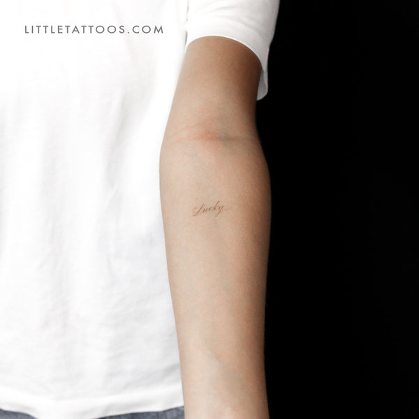 Lucky Temporary Tattoo By Stefano Mazza - Set of 3