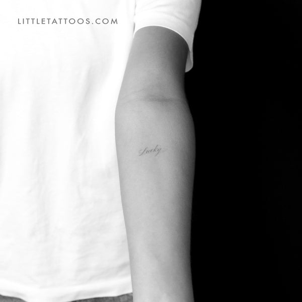 Lucky Temporary Tattoo By Stefano Mazza - Set of 3