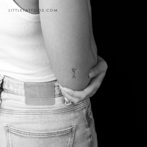 Moon Holding Mermaid By Stefano Mazza Temporary Tattoo - Set of 3
