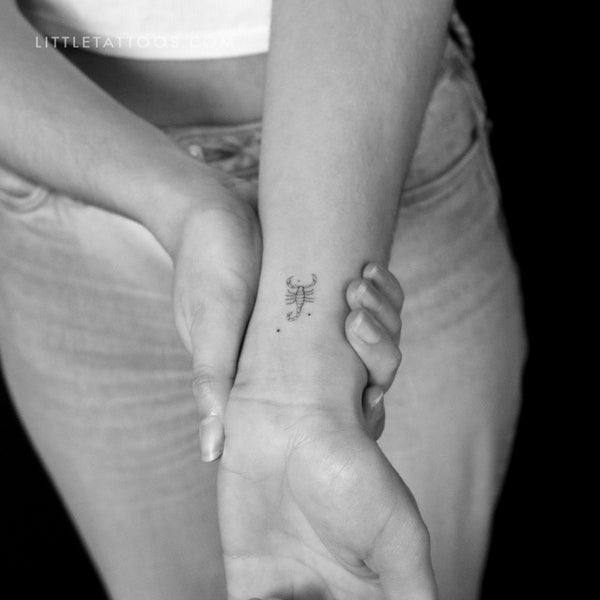 Little Scorpion By Stefano Mazza Temporary Tattoo - Set of 3