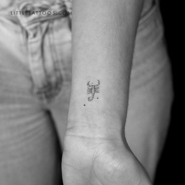 Little Scorpion By Stefano Mazza Temporary Tattoo - Set of 3