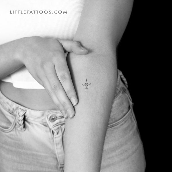 Arrow Ornament By Stefano Mazza Temporary Tattoo - Set of 3