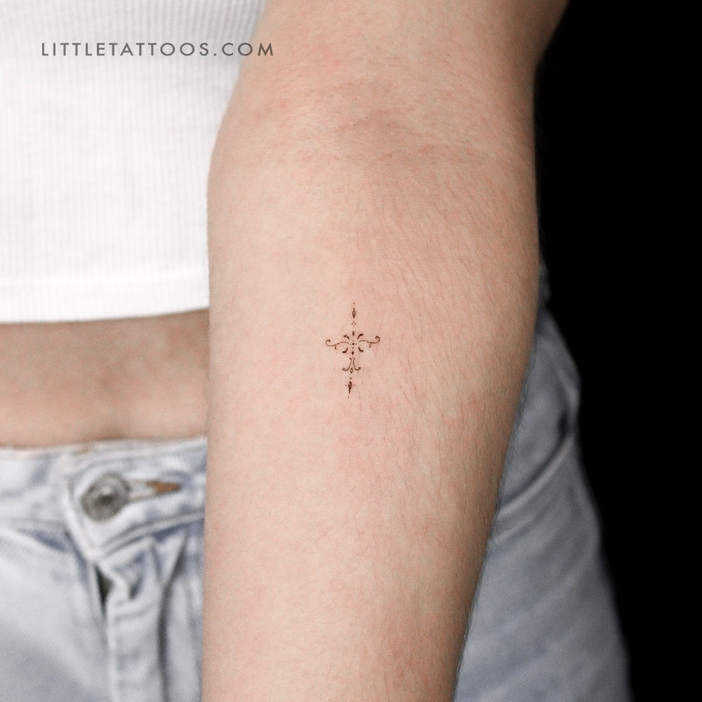 Arrow Ornament By Stefano Mazza Temporary Tattoo - Set of 3