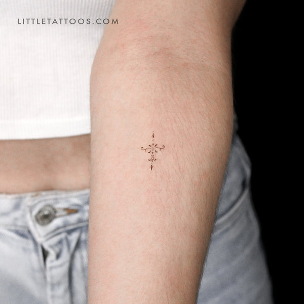 Arrow Ornament By Stefano Mazza Temporary Tattoo - Set of 3