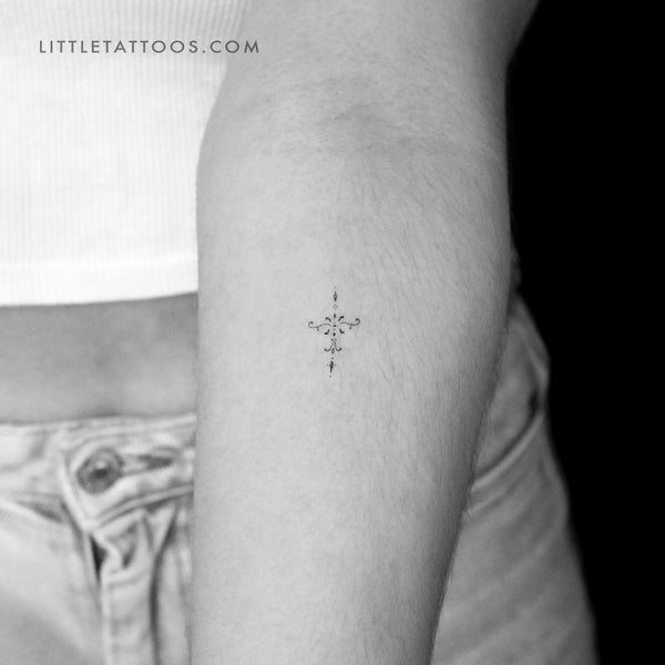 Arrow Ornament By Stefano Mazza Temporary Tattoo - Set of 3