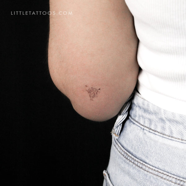 Cherub Temporary Tattoo By Stefano Mazza - Set of 3
