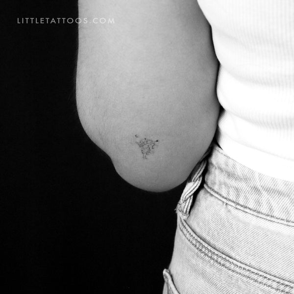 Cherub Temporary Tattoo By Stefano Mazza - Set of 3