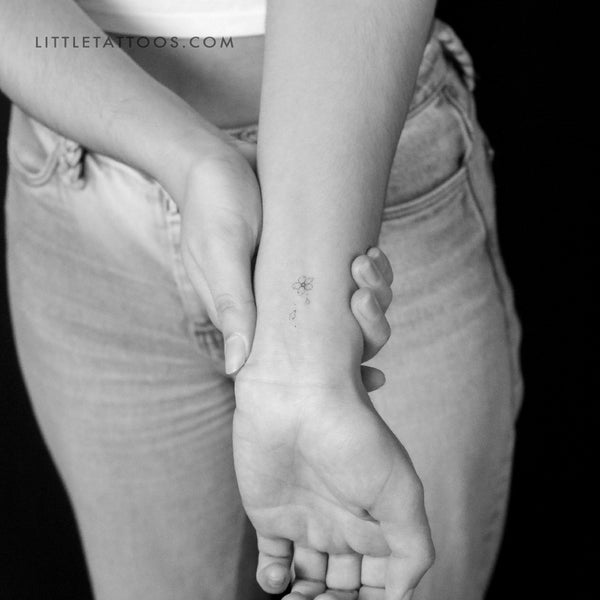 Forget-me-not By Stefano Mazza Temporary Tattoo - Set of 3