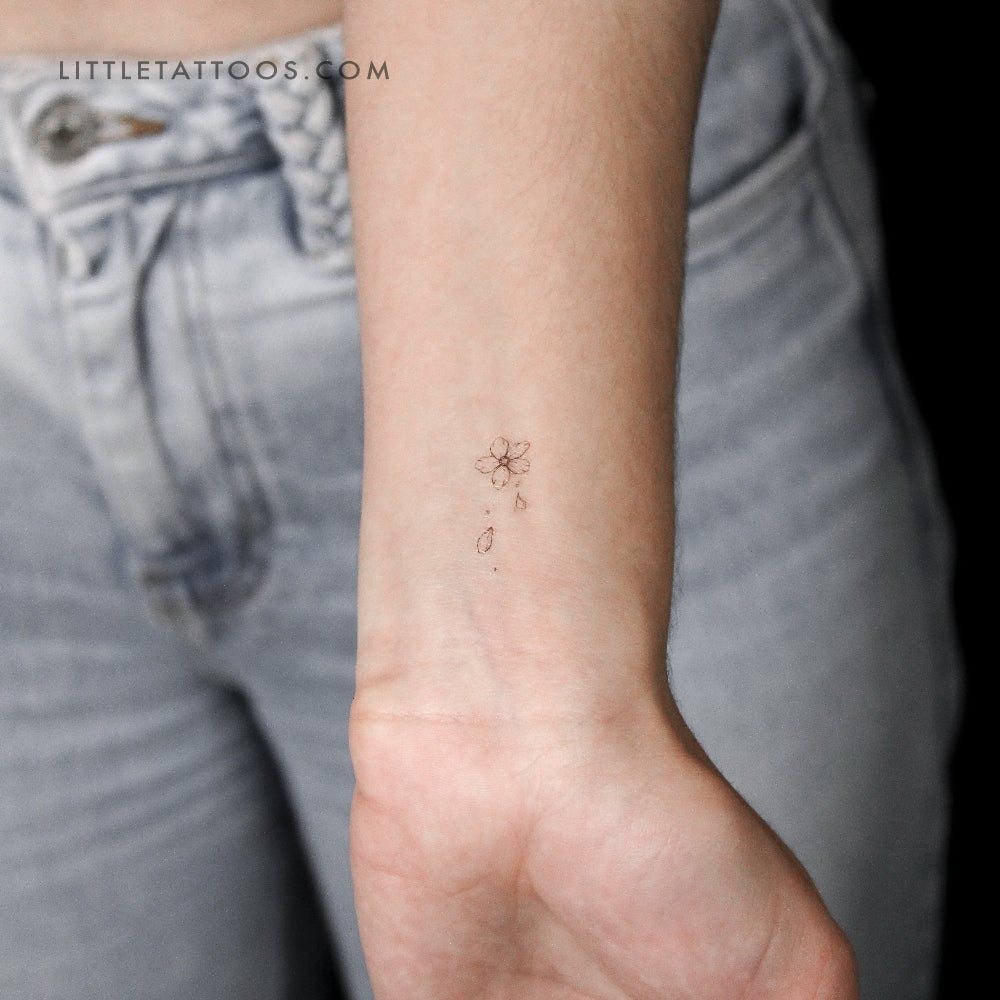 Forget-me-not By Stefano Mazza Temporary Tattoo - Set of 3