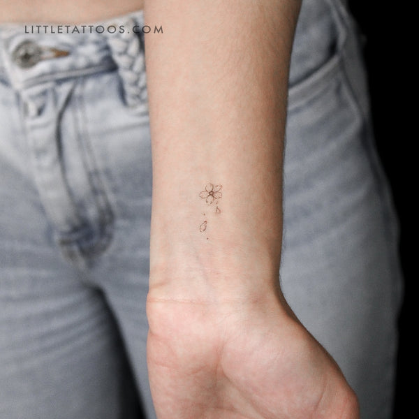Forget-me-not By Stefano Mazza Temporary Tattoo - Set of 3