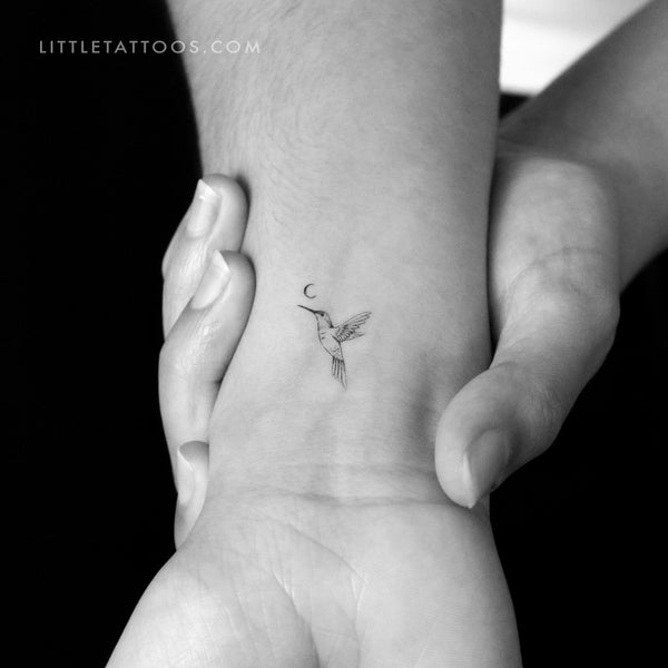 Hummingbird Temporary Tattoo By Stefano Mazza - Set of 3