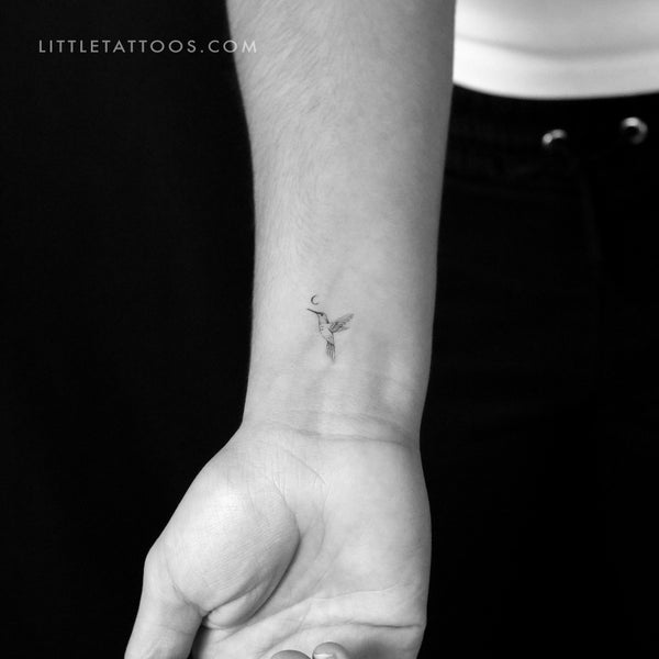 Hummingbird Temporary Tattoo By Stefano Mazza - Set of 3