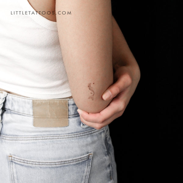 Star Moon Mermaid By Stefano Mazza Temporary Tattoo - Set of 3