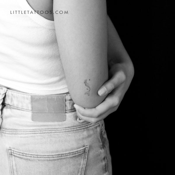 Star Moon Mermaid By Stefano Mazza Temporary Tattoo - Set of 3