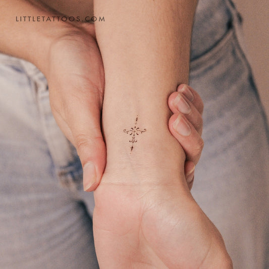 Arrow Ornament By Stefano Mazza Temporary Tattoo - Set of 3