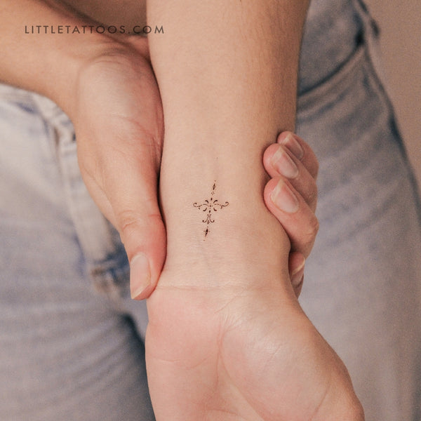 Arrow Ornament By Stefano Mazza Temporary Tattoo - Set of 3