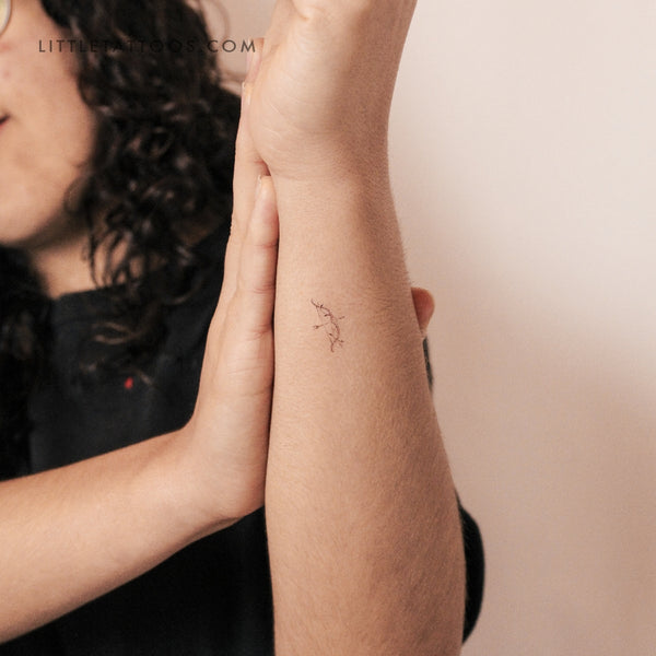 Little Bow And Arrow Temporary Tattoo By Stefano Mazza - Set of 3