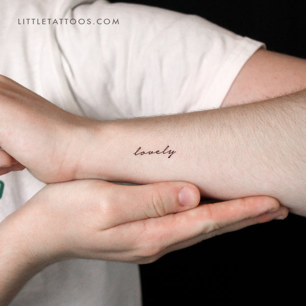 Lovely Temporary Tattoo - Set of 3