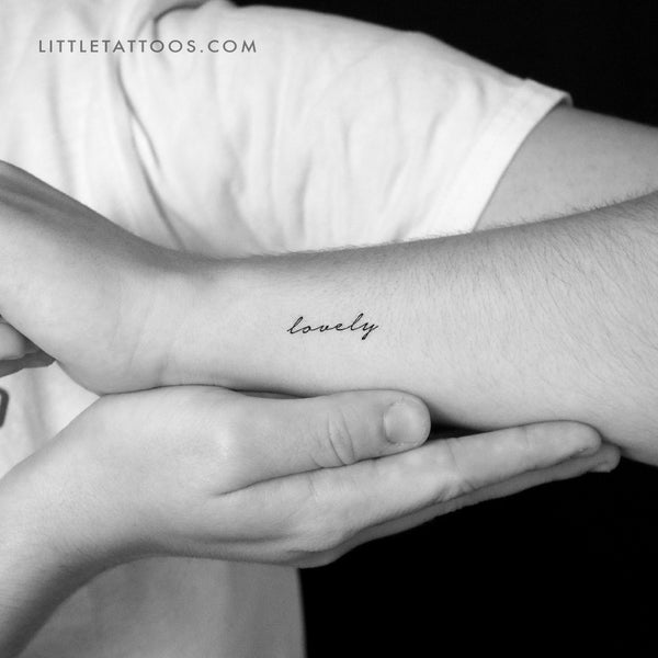 Lovely Temporary Tattoo - Set of 3