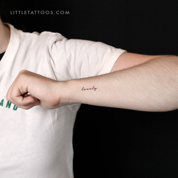 Lovely Temporary Tattoo - Set of 3