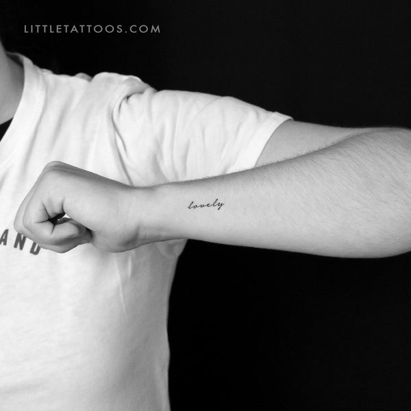 Lovely Temporary Tattoo - Set of 3