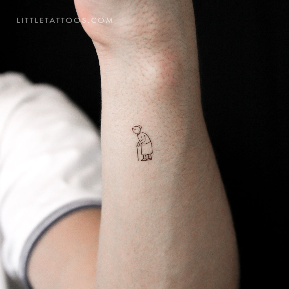 Grandmother Temporary Tattoo - Set of 3