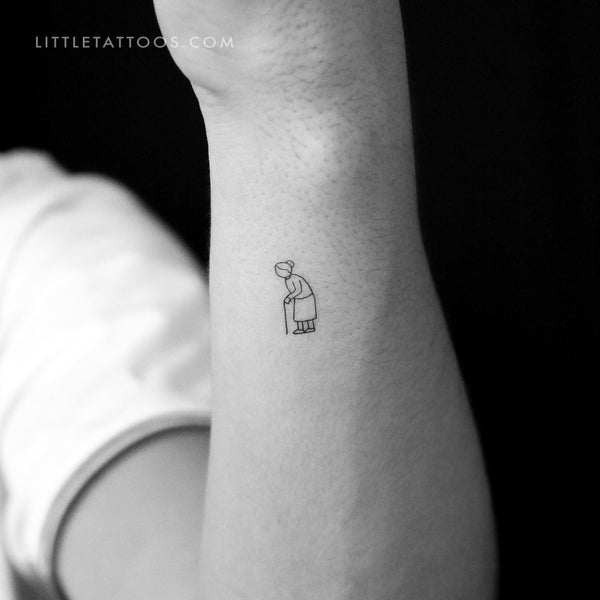 Grandmother Temporary Tattoo - Set of 3