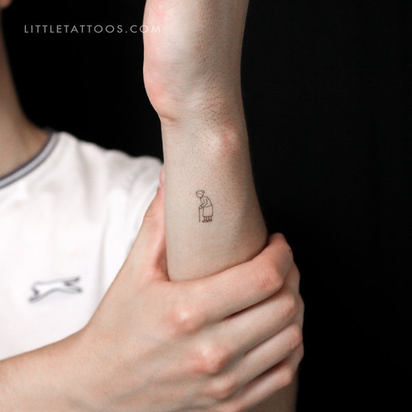 Grandmother Temporary Tattoo - Set of 3