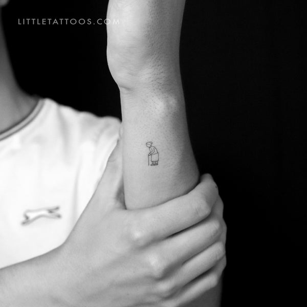 Grandmother Temporary Tattoo - Set of 3