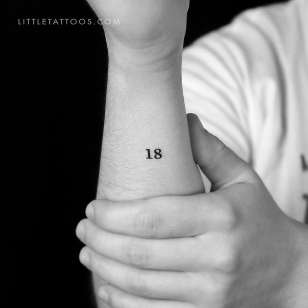 18 Temporary Tattoo - Set of 3