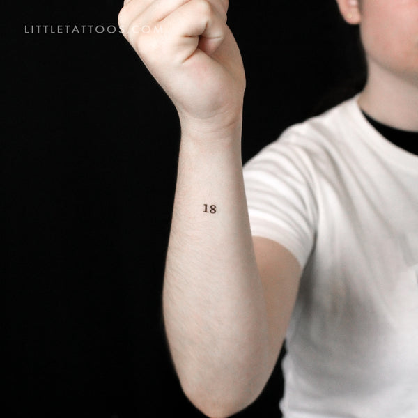 18 Temporary Tattoo - Set of 3