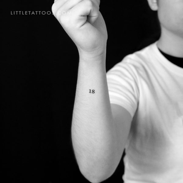 18 Temporary Tattoo - Set of 3