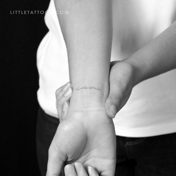 Horizontal Ornament Temporary Tattoo By Marina Molist - Set of 3