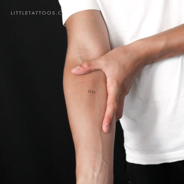 11:11 By Stefano Mazza Temporary Tattoo - Set of 3