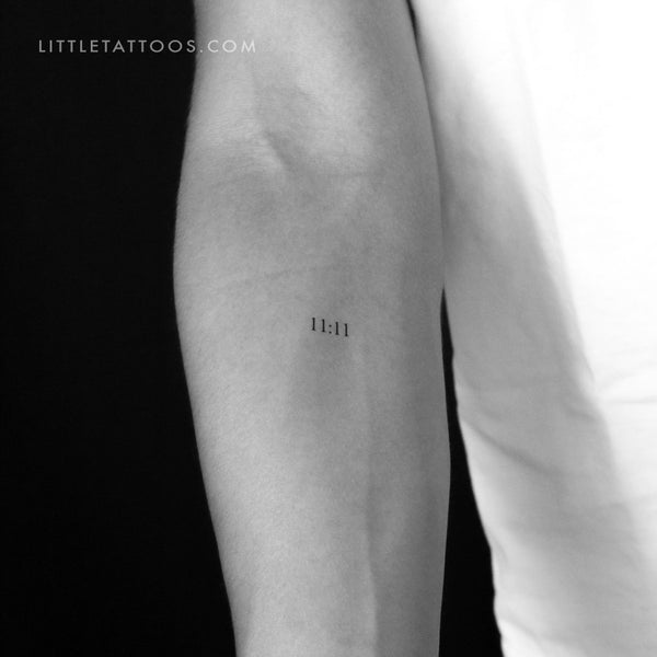 11:11 By Stefano Mazza Temporary Tattoo - Set of 3