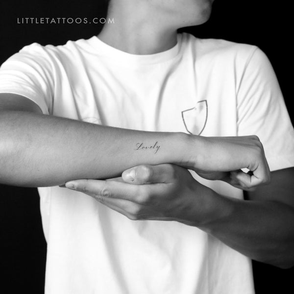 Lovely By Stefano Mazza Temporary Tattoo - Set of 3