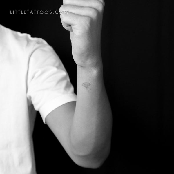Little Hand Fan Temporary Tattoo By Stefano Mazza - Set of 3