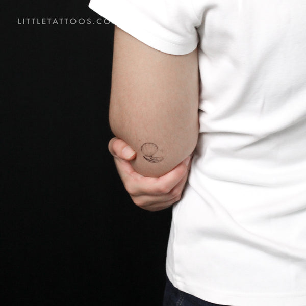 Scallop By Stefano Mazza Temporary Tattoo - Set of 3
