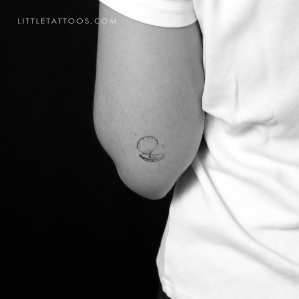 Scallop By Stefano Mazza Temporary Tattoo - Set of 3