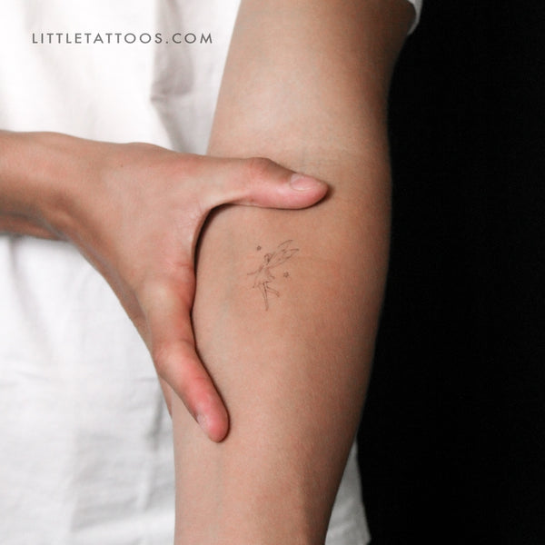 Flying Fairy By Stefano Mazza Temporary Tattoo - Set of 3