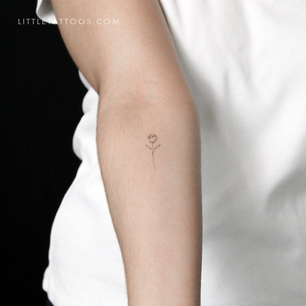 Rose By Stefano Mazza Temporary Tattoo - Set of 3