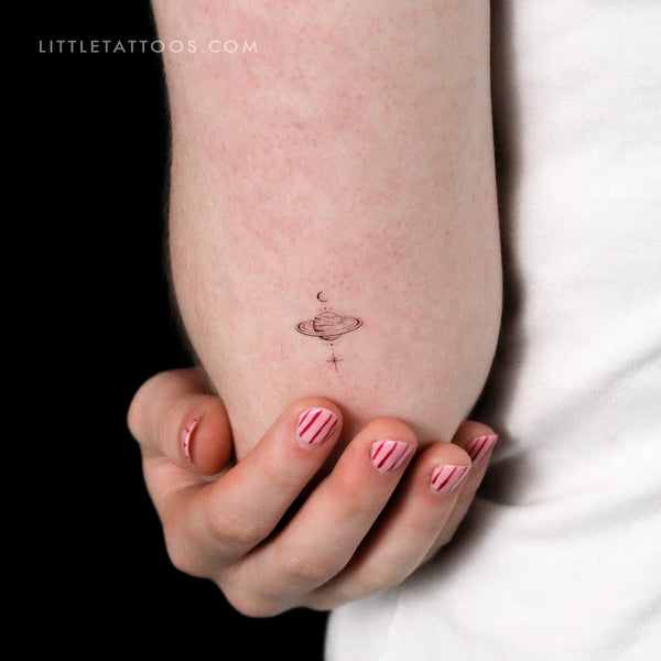 Saturn By Stefano Mazza Temporary Tattoo - Set of 3