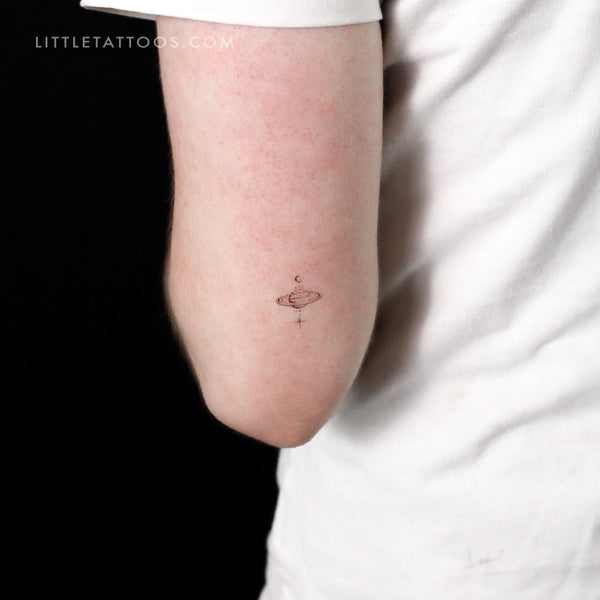 Saturn By Stefano Mazza Temporary Tattoo - Set of 3