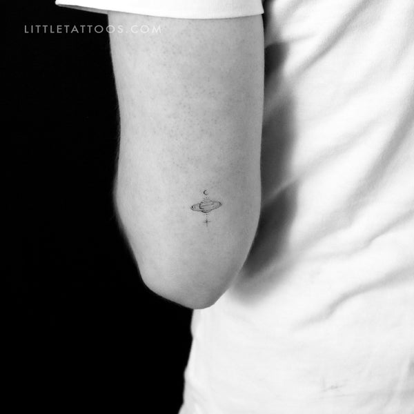 Saturn By Stefano Mazza Temporary Tattoo - Set of 3