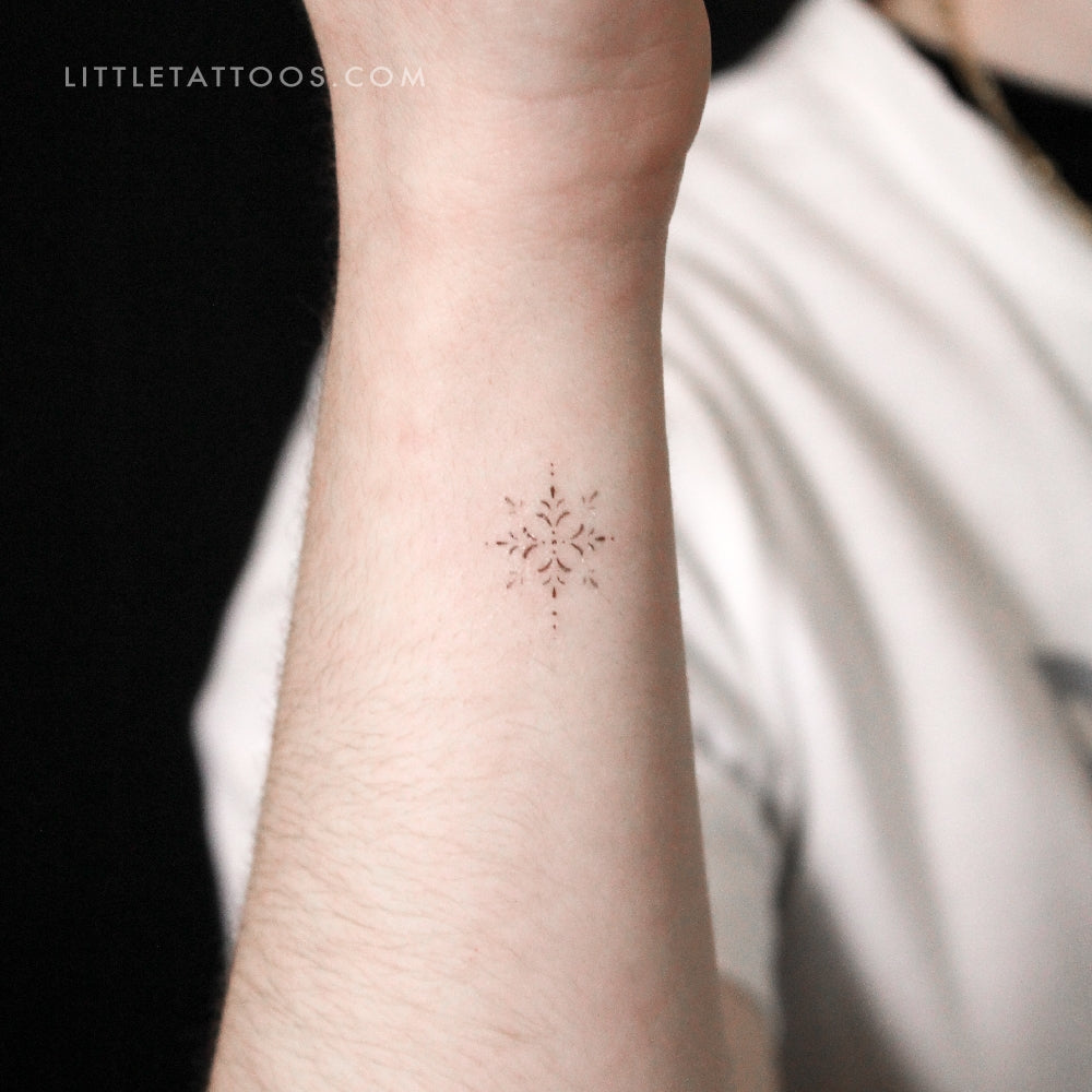 Small Ornament Temporary Tattoo By Stefano Mazza - Set of 3