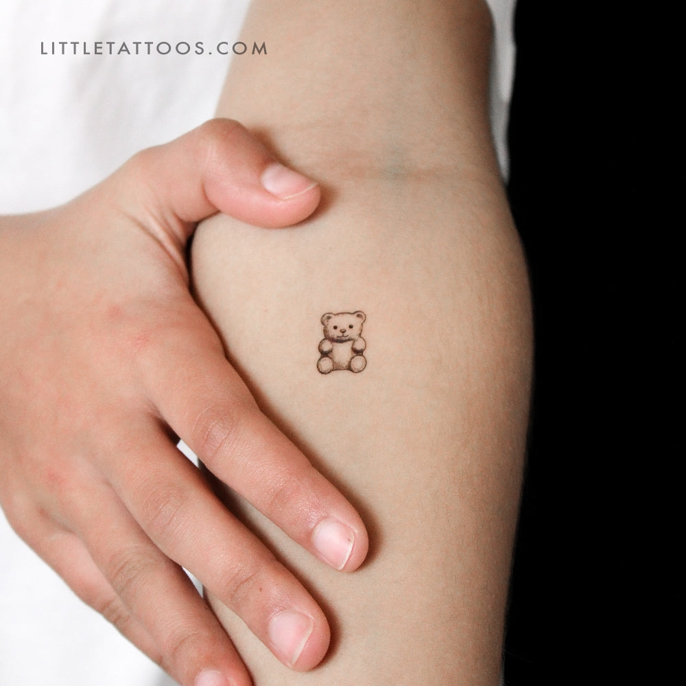 Little Gummy Bear Temporary Tattoo - Set of 3